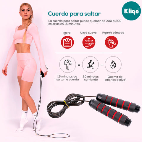 KLIQO™  Kit de Barra de Pilates y Bandas de Resistencia para Casa